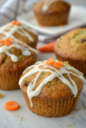 Carrot Cake Zucchini Muffins Recipe