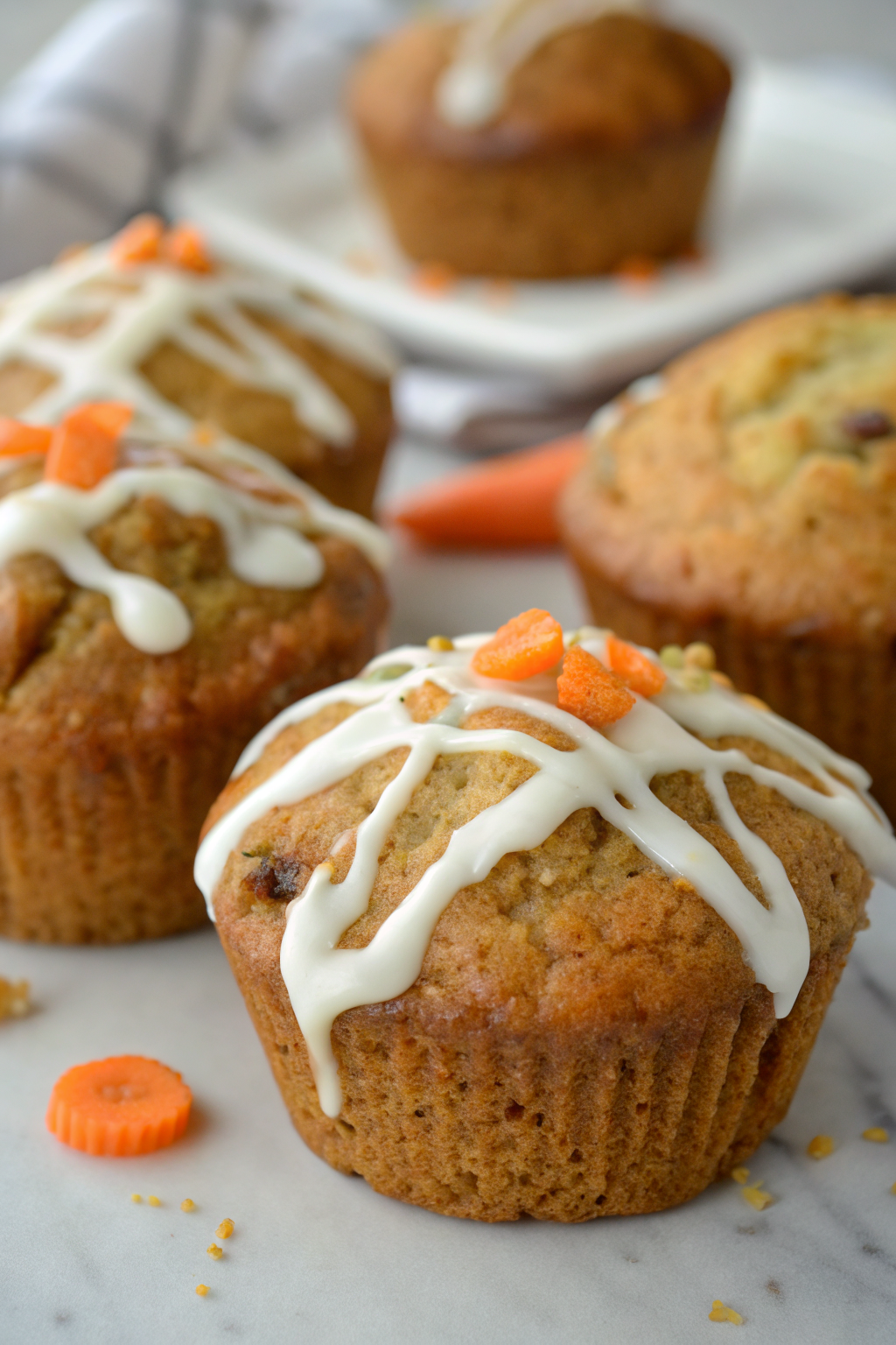 Carrot Cake Zucchini Muffins Recipe