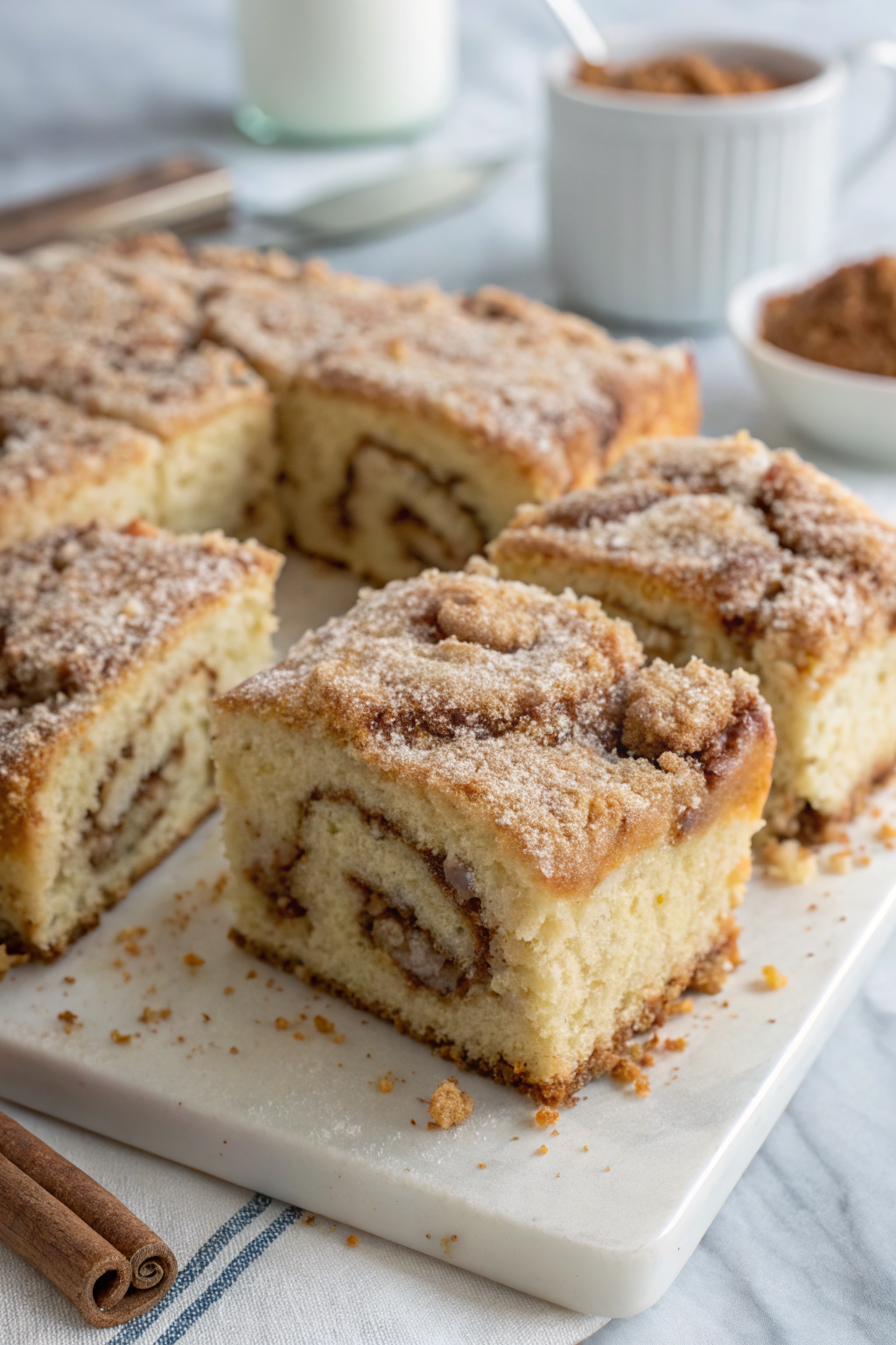 Cinnamon Sugar Zucchini Coffee Cake