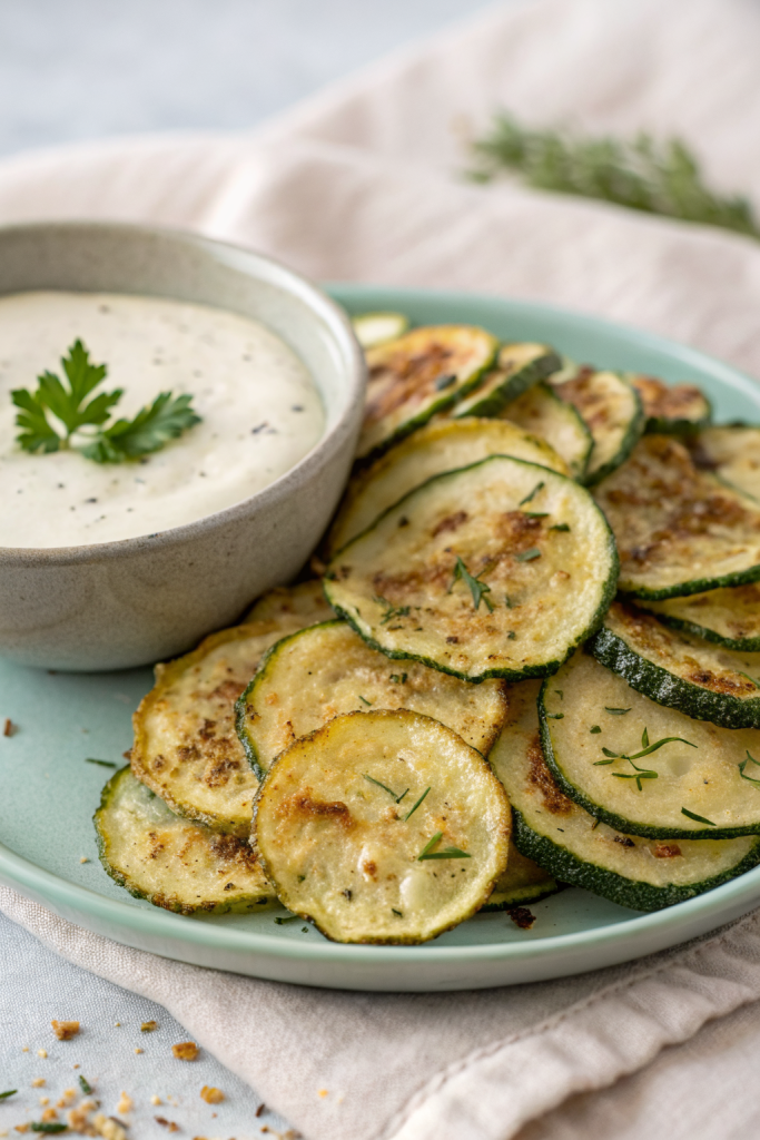 Crispy Baked Zucchini Chips Recipe