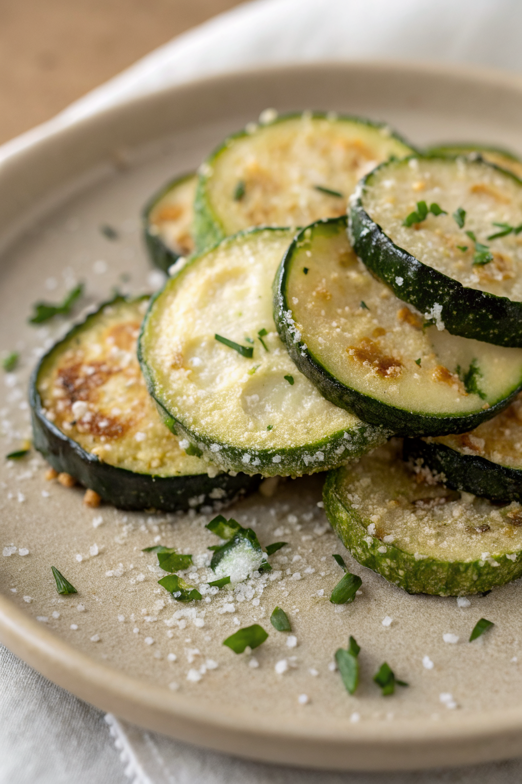Crispy Pan Fried Zucchini Recipe