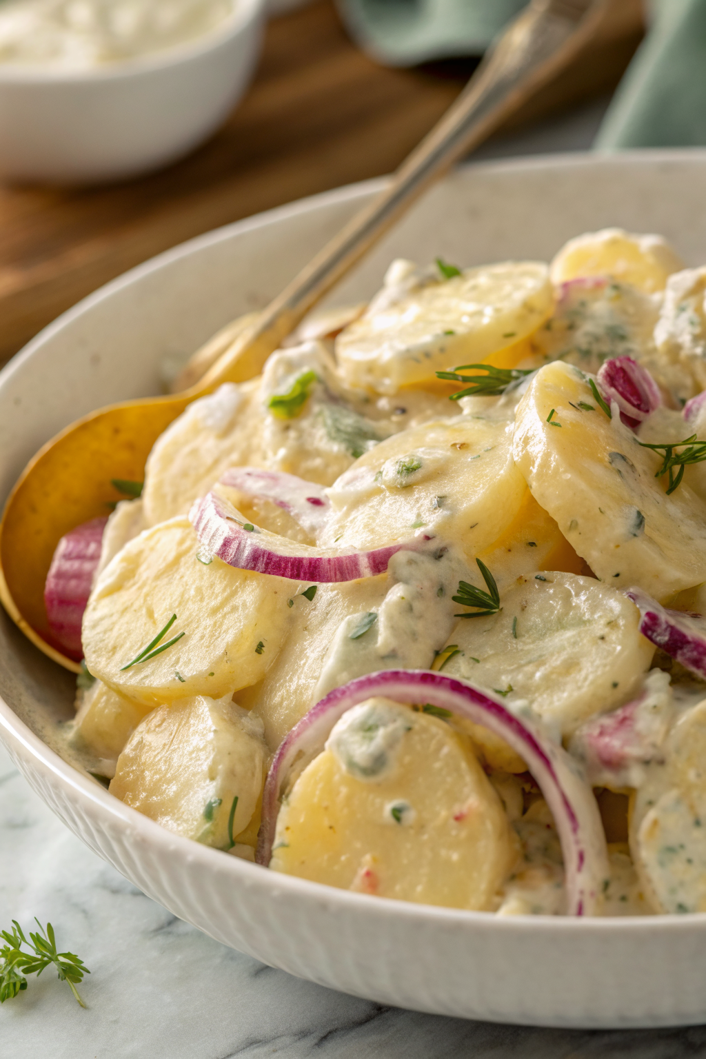 Dill Pickle Potato Salad