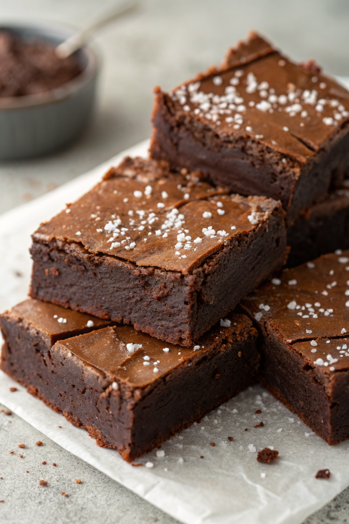 Fudgy Dark Chocolate Zucchini Brownies Recipe