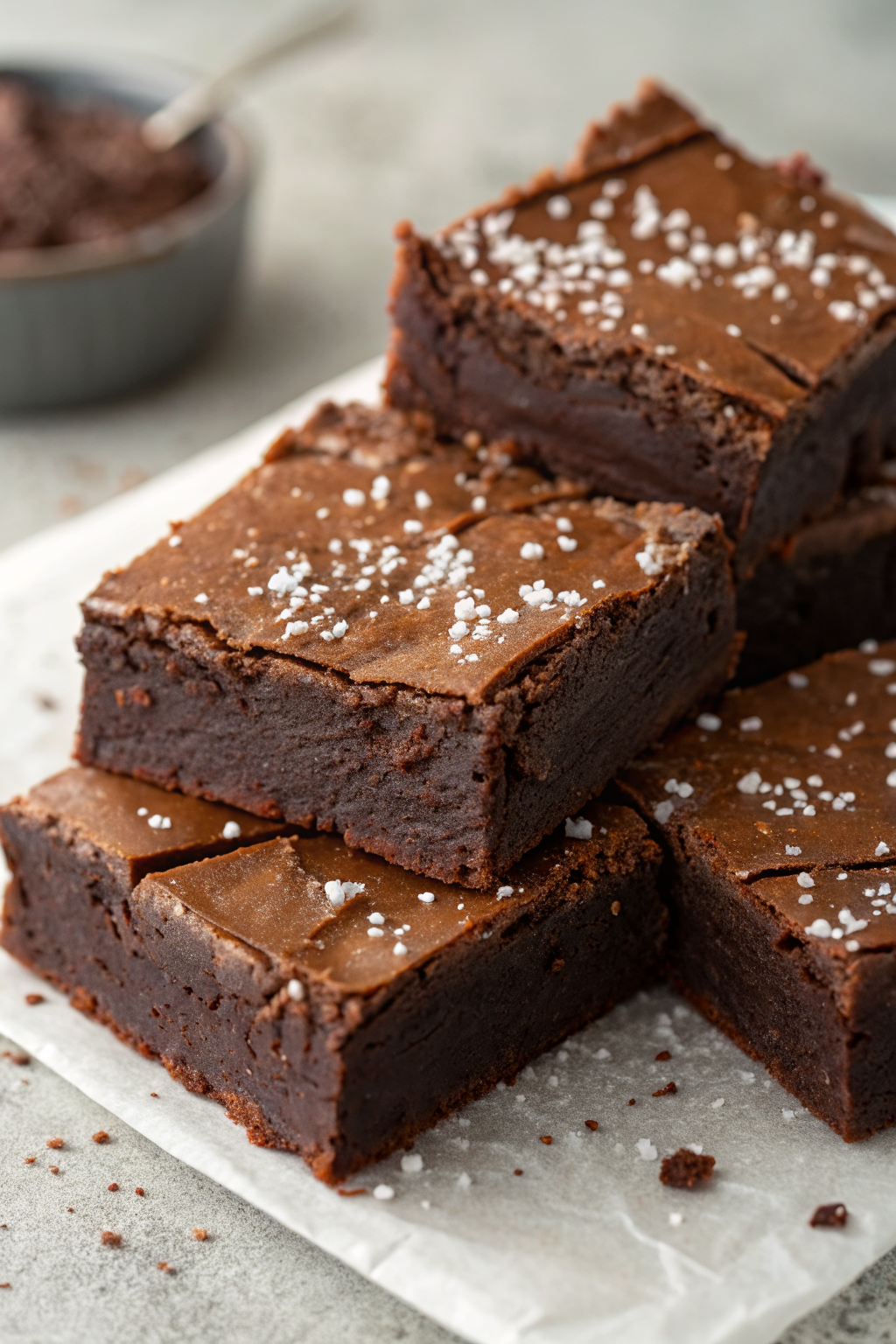 Fudgy Dark Chocolate Zucchini Brownies Recipe