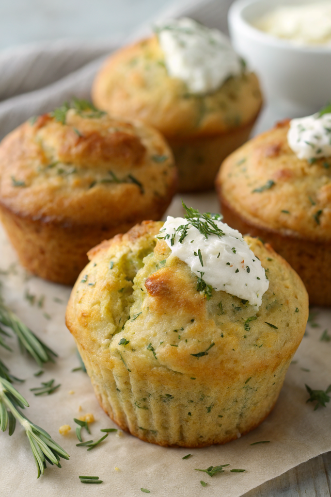 Parmesan Zucchini Potato Muffins Recipe