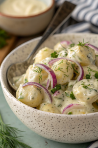 Sour Cream and Onion Potato Salad