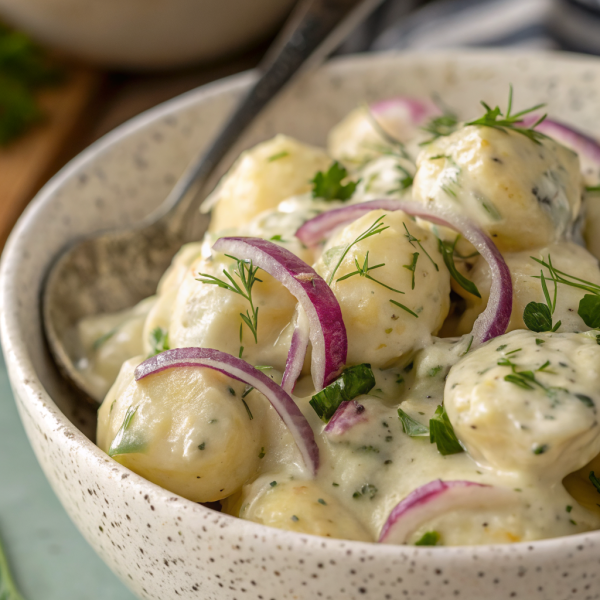 Sour Cream and Onion Potato Salad