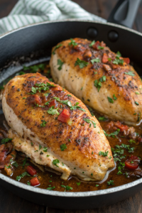 Mushroom Stuffed Chicken Breast Recipe