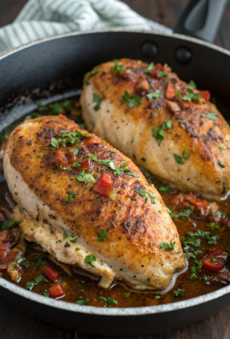 Mushroom Stuffed Chicken Breast Recipe