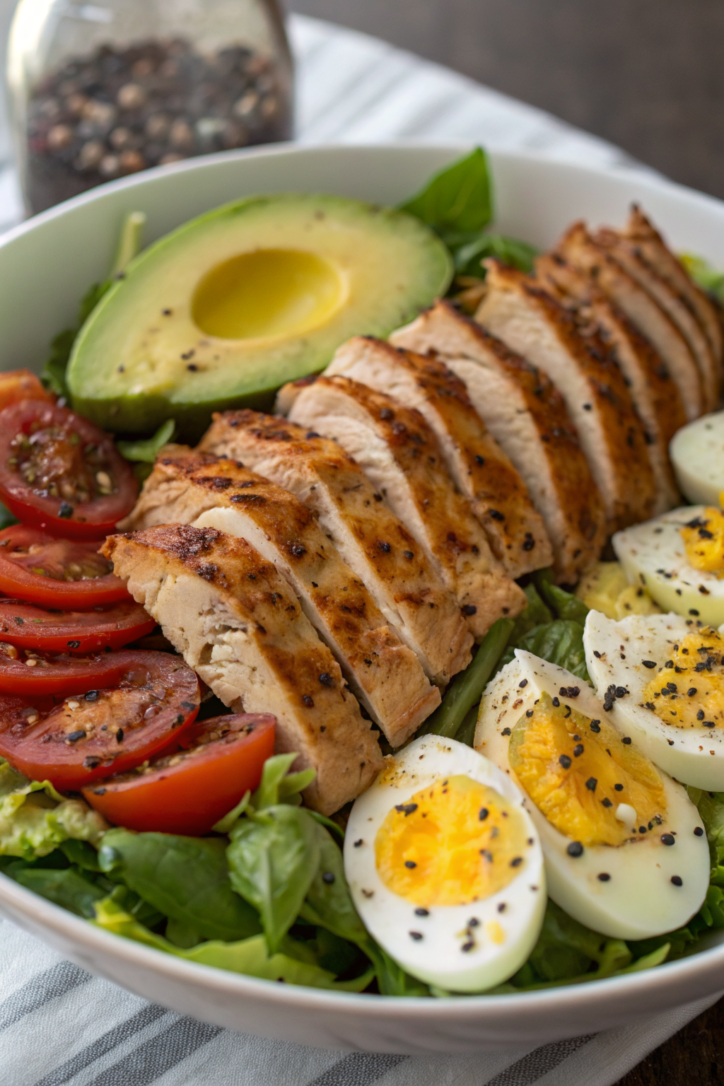 Paleo Grilled Chicken Cobb Salad