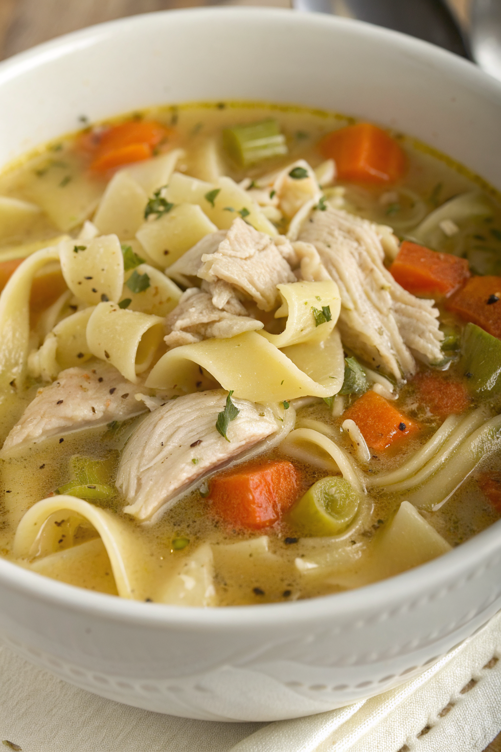 Rotisserie Chicken Noodle Soup Recipe